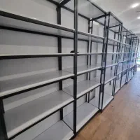 کتابخانه/قفسه/طبقه چوب فلز