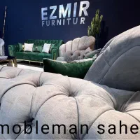 مبل چستر صدفی/مکانیز شرکتی مدل جاسمین 7نفره اقساط|مبلمان خانگی و میز عسلی|آبیک, |دیوار