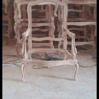 2عدد مبل تکی مدل فرانسوی تمام راش