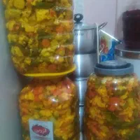 ترشی بادمجان مخلوط خوشمزه کیلویی 100|خوردنی و آشامیدنی|نورآباد, |دیوار