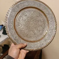 سینی عتیقه مسی ورشو|کلکسیون اشیاء عتیقه|تهران, فردوسی|دیوار