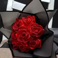 دسته گل های روبانی