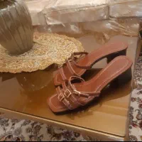 صندل قهوه ای عسلی سایز۴۰..۴۱