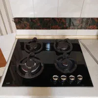 گاز رومیزی و کابینت شیک و سالم