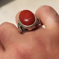 انگشتر نقره طاووسی