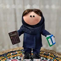 عروسک خانم‌حسابدار|اسباب‌‌بازی|قم, نخودی|دیوار