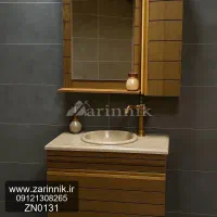 روشویی طرح چوب زرین نیک کد ZN0131