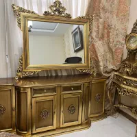 آینه کنسول ساعت گنجه
