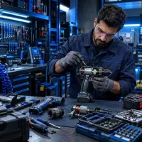 نیروی جوان علاقه مند به تعمیرات ابزار الات صنعتی