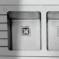 سینک شیشه ای سفید کد۸۰۳۳ ایلیا استیل