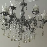 یک جفت لوستر ۸ شعله