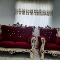 فروش مبل هفت نفره به همراه میز و سه عدد  میز عسلی|مبلمان خانگی و میز عسلی|مینودشت, |دیوار