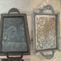 ظروف رزینی ،ساعت رزینی و تعمیر سینی|ظروف سرو و پذیرایی|یزد, |دیوار