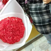 دسته گل روبانی سفارشی|گل مصنوعی|شهریار, شهریار|دیوار