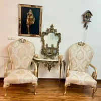 مبل استیل سلطنتی ۷ نفره زمرد|مبلمان خانگی و میز عسلی|تهران, ولنجک|دیوار