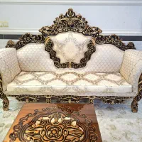 مبلمان سلطنتی تمام چوب9نفره نونوباکاورمناسب جهیزیه