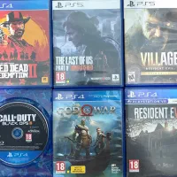 فروش دیسک بازی last of us resident evil red dead