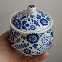 قندان قلم آبی