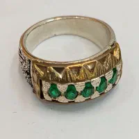 انگشتر نقره مردانه جواهری|جواهرات|گرگان, |دیوار