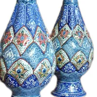 گلدان میناکاری|صنایع دستی و سایر لوازم تزئینی|اصفهان, شهشهان|دیوار