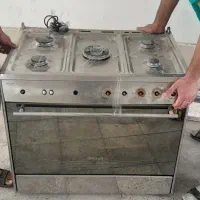 گاز ۵ شعله تمام استیل اسنوا