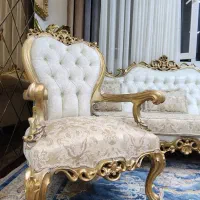 مبل  استیل 9 نفره اصیل همراه کاور ژله ای نونو