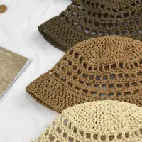 بافت کلاه باکت نخی و رافیا|لباس|مشهد, سیس‌آباد|دیوار