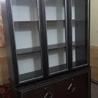 بوفه و گل میز|بوفه، ویترین، کنسول|شیراز, شیشه‌گری|دیوار