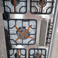 گاز استیل گاز شیشه صفحه ای و هود مخفی