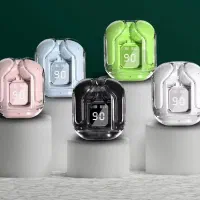 هندزفری بلوتوثی شیشه ای با کیس پاوربانک