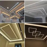 کناف نقاشی گچبری پتینه لاین نوری طراحی اجرا