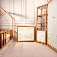 سرویس خواب چوبی اقساطی&طرح های بچه گانه+|اسباب و اثاث بچه|تهران, سعادتآباد|دیوار