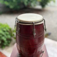 ساز دهلک چوب شیشم‌کاملا سالم خوش صدا|سازهای سنتی|ساری, |دیوار