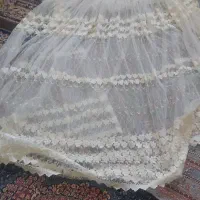 پرده سفید توری