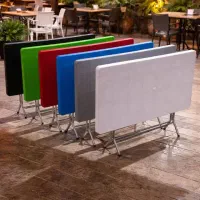 میز صندلی پلاستیکی تاشو نگین/9376 کرج گلشهر