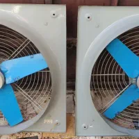 دو عدد تهویه صنعتی ۵۰|پنکه و تصفیه‌کنندهٔ هوا|گنبد کاووس, |دیوار