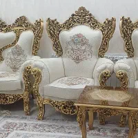 مبل سلطنتی ۹ نفره|مبلمان خانگی و میز عسلی|تهران, باشگاه نفت|دیوار