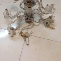 دو عدد لوستر کریستالی قدیمی|لوستر و چراغ آویز|اصفهان, کوی میلاد|دیوار