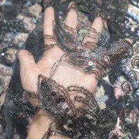پارچه مجلسی پولکی