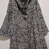 پالتو پلنگی عروسکی کلاه‌دار سایز ۴۸ـ۵۰