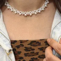 گردنبند مرواریدی ترند