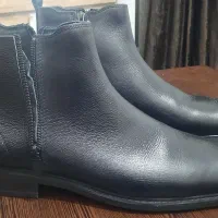 بوت چرم شمس نو، مدل یکسره دو زیپی|کیف، کفش، کمربند|رشت, پاستوریزه|دیوار