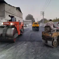 آسفالت محوطه سراسر تهران