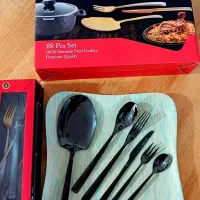 سرویس قاشق چنگال لاکچری ۸۸ پارچه لایف اسمایل