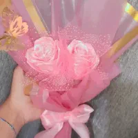 تابلو موزیکال، گل روبانی گلکده رز|گل مصنوعی|زابل, |دیوار