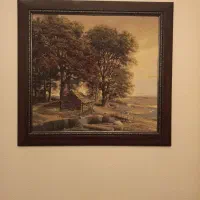 تابلو پارچه ای همراه قاب