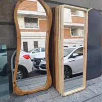 اینه قدی چوب روس مستطیل دور گرد  مستقیم از تولیدی