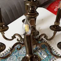 لوستر برنزی قدیمی