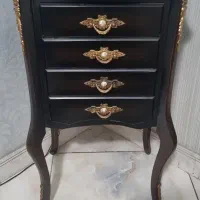 میز تلفن چوبی