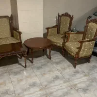 مبل و جلو مبلی ۸ نفره کلاسیک آنتیک|مبلمان خانگی و میز عسلی|تبریز, |دیوار